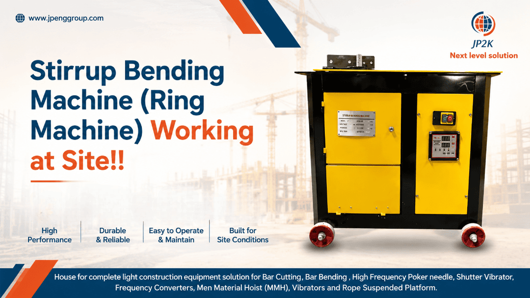Stirrup Bending Machine (Ring Machine) Working at Site!!